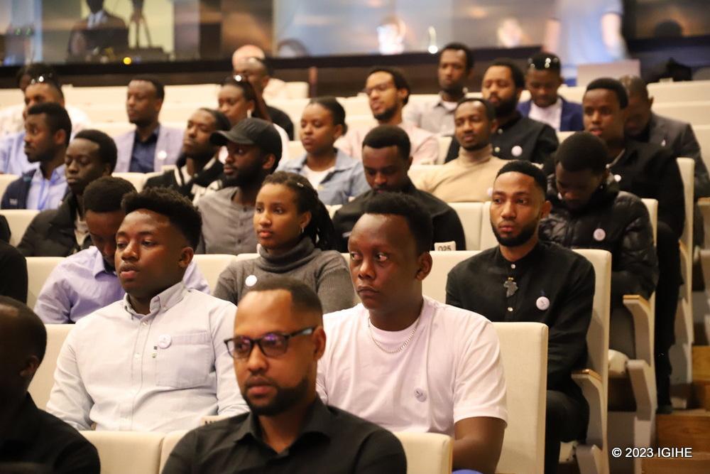 Young Rwandans living in Poland were also present at the event. 