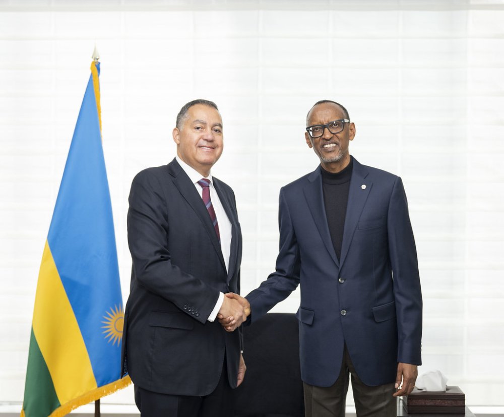 President Kagame and Don Peebles discussed investment opportunities in Rwanda