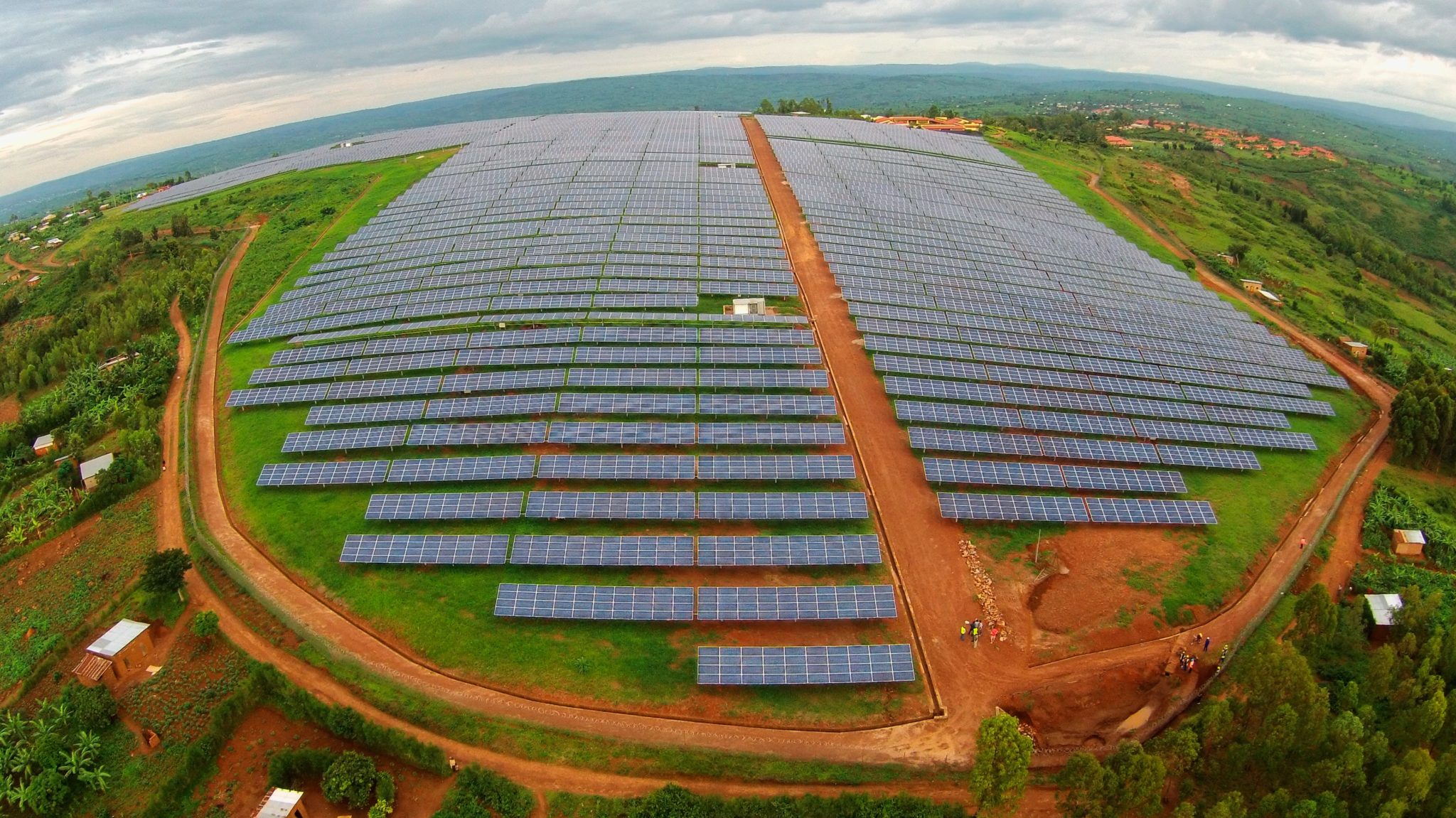 The solar power plant, located at the Agahozo-Shalom Youth Village in Rwamagana, began operations in 2014.