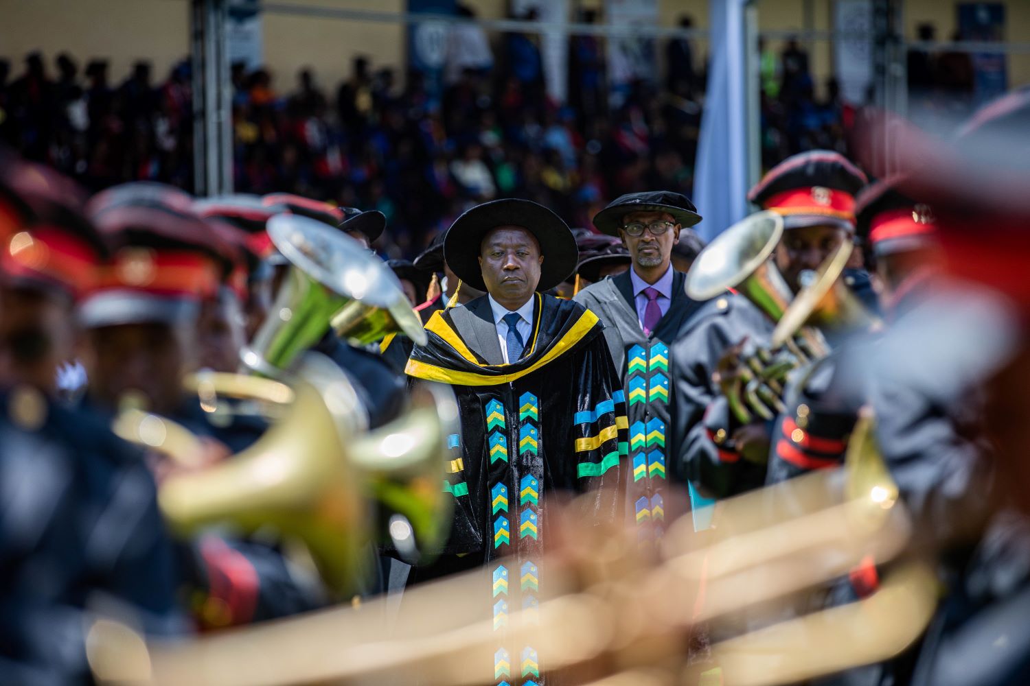 The graduation ceremony was presided over by Rwanda's Prime Minister Édouard Ngirente.