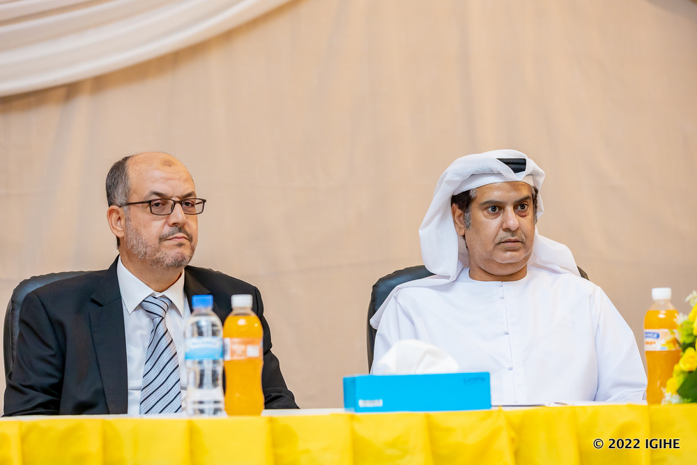 Amb. Alqahtani (right) with the Director General of the Islamic Cultural Center in Nyamirambo. 