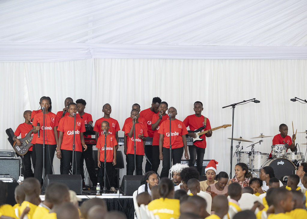 The children also entertained the attendees with songs.