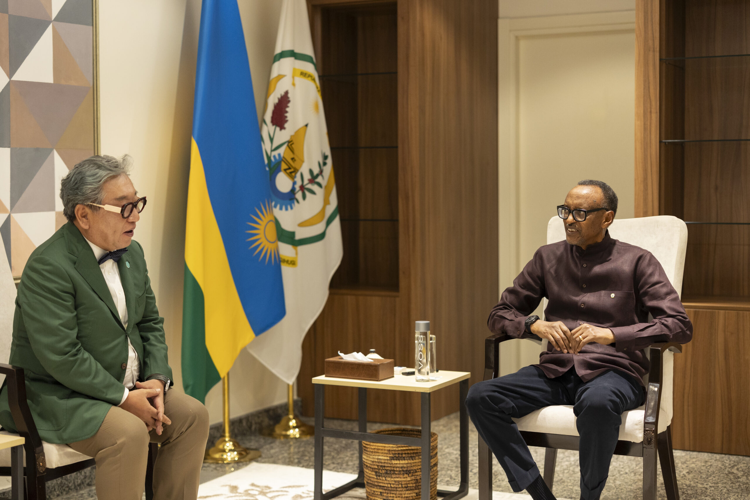 President Paul Kagame met with Sang-Hyup Kim, Director-General of the Global Green Growth Institute (GGGI), on September 6, 2025, to strengthen cooperation on green growth and climate action.