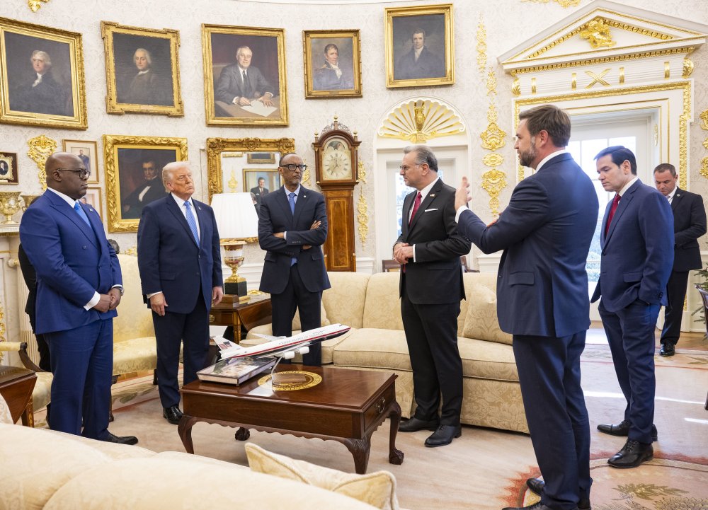 President Donald Trump hosted President Paul Kagame, his DRC counterpart Félix Tshisekedi, and other officials in Washington for the signing of the historic accord to end three decades of conflict.