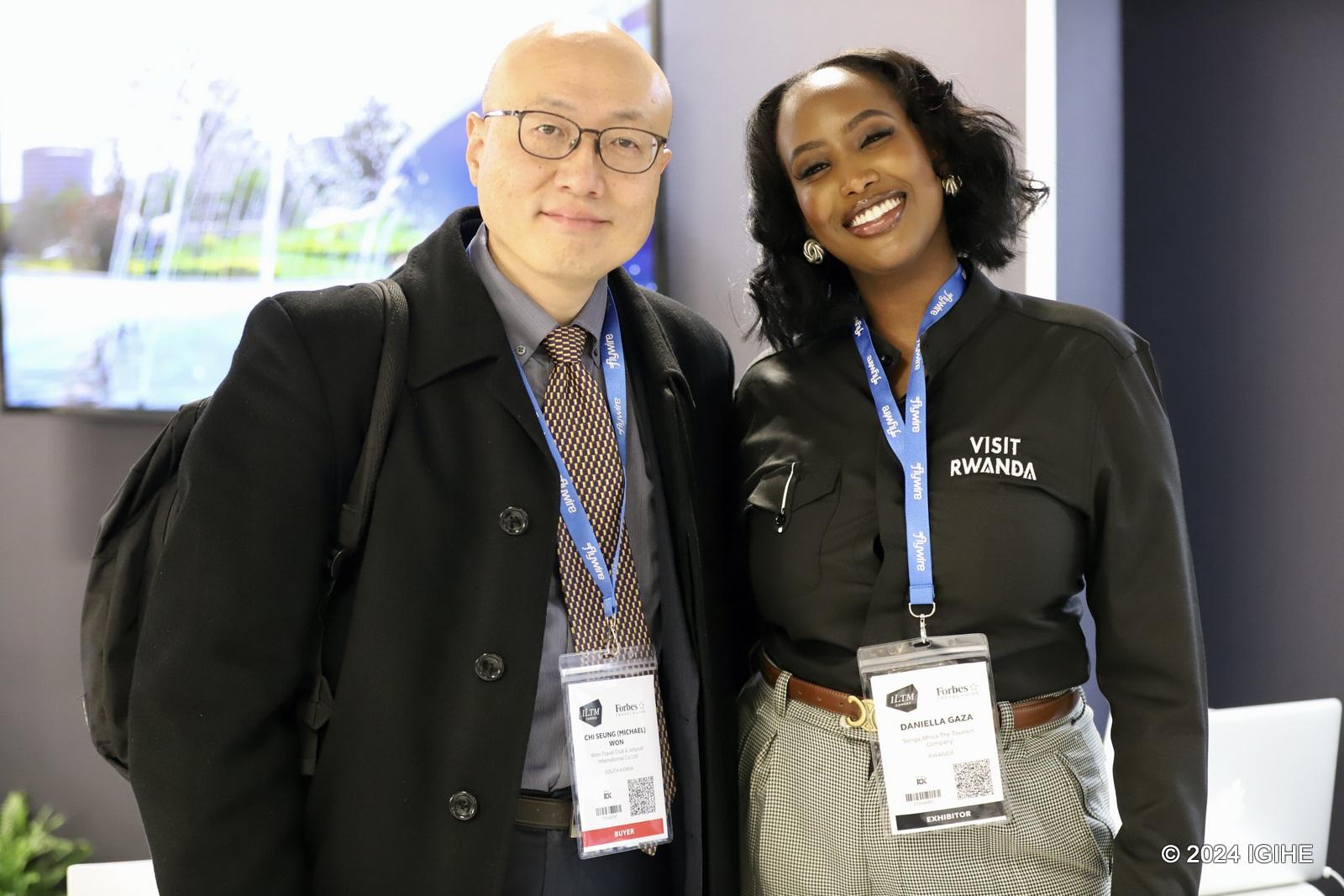 Daniella Gaza (right), representing Songa Africa emphasized the incredible opportunity the ILTM has provided for the company.