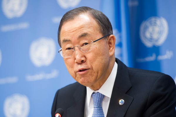 Secretary General Ban Ki-moon. 