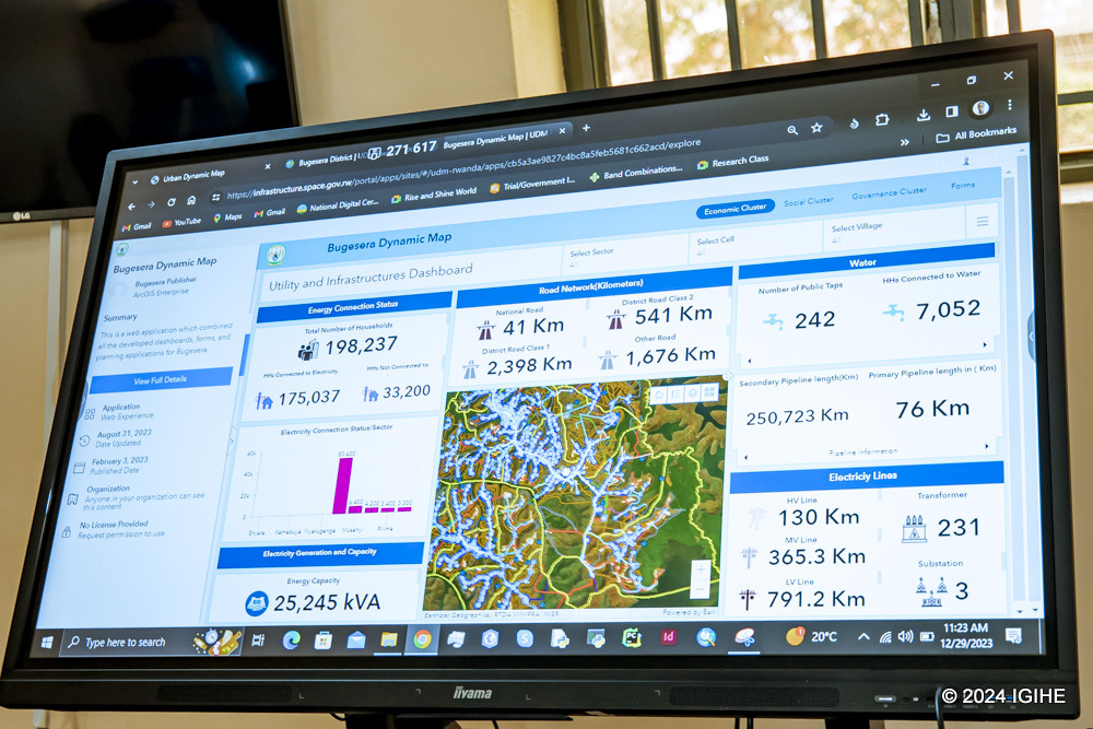 In Bugesera district, land monitoring and evaluation is done with the help of modern technology