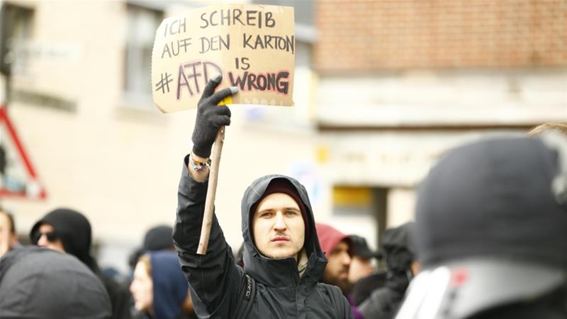 About 4,000 police officers have been deployed to avert clashes in Cologne