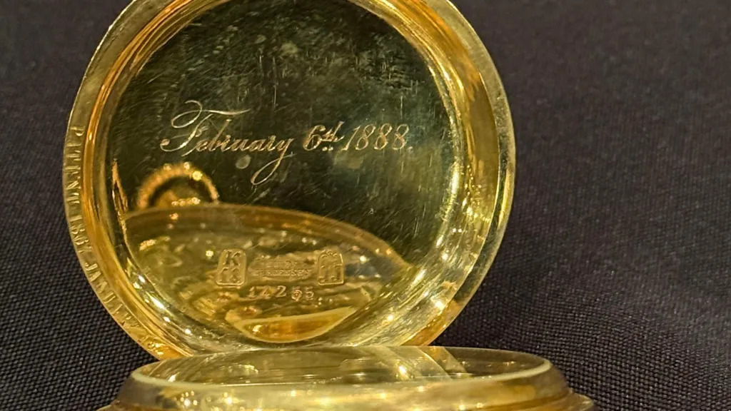 It is believed the watch was a gift from Ida to her husband in 1888.