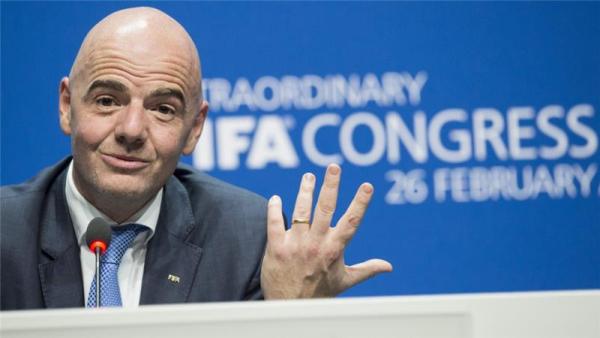 Swiss Gianni Infantino says he is 'dismayed' that his integrity has been questioned