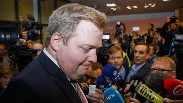 Former leader Gunnlaugsson quit as Icelandic prime minister on Tuesday