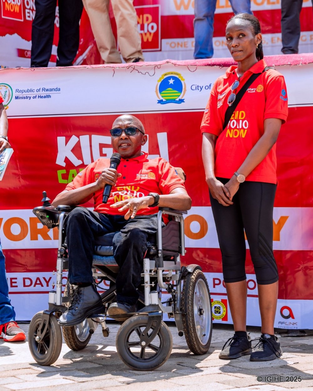 Victor Zinda, who contracted polio at a very young age, said his life has been extremely difficult because of the disability it caused, urging people to continue fighting against the disease.