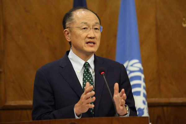 World Bank President Jim Yong Kim. The banks has announced $57 billion in financing for Africa.