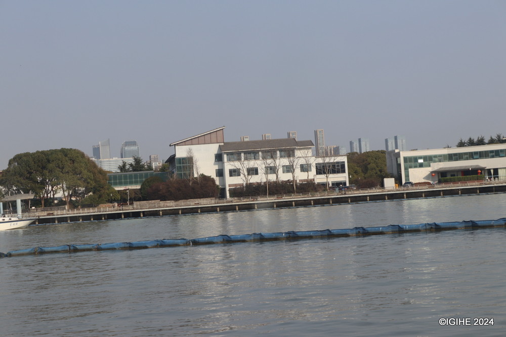 Lake Taihu is the third largest freshwater lake in China with an area of 2,250 km2.