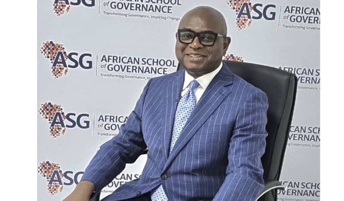 Professor Kingsley Moghalu, President of the newly established African School of Governance (ASG) university, located in Kigali, Rwanda.