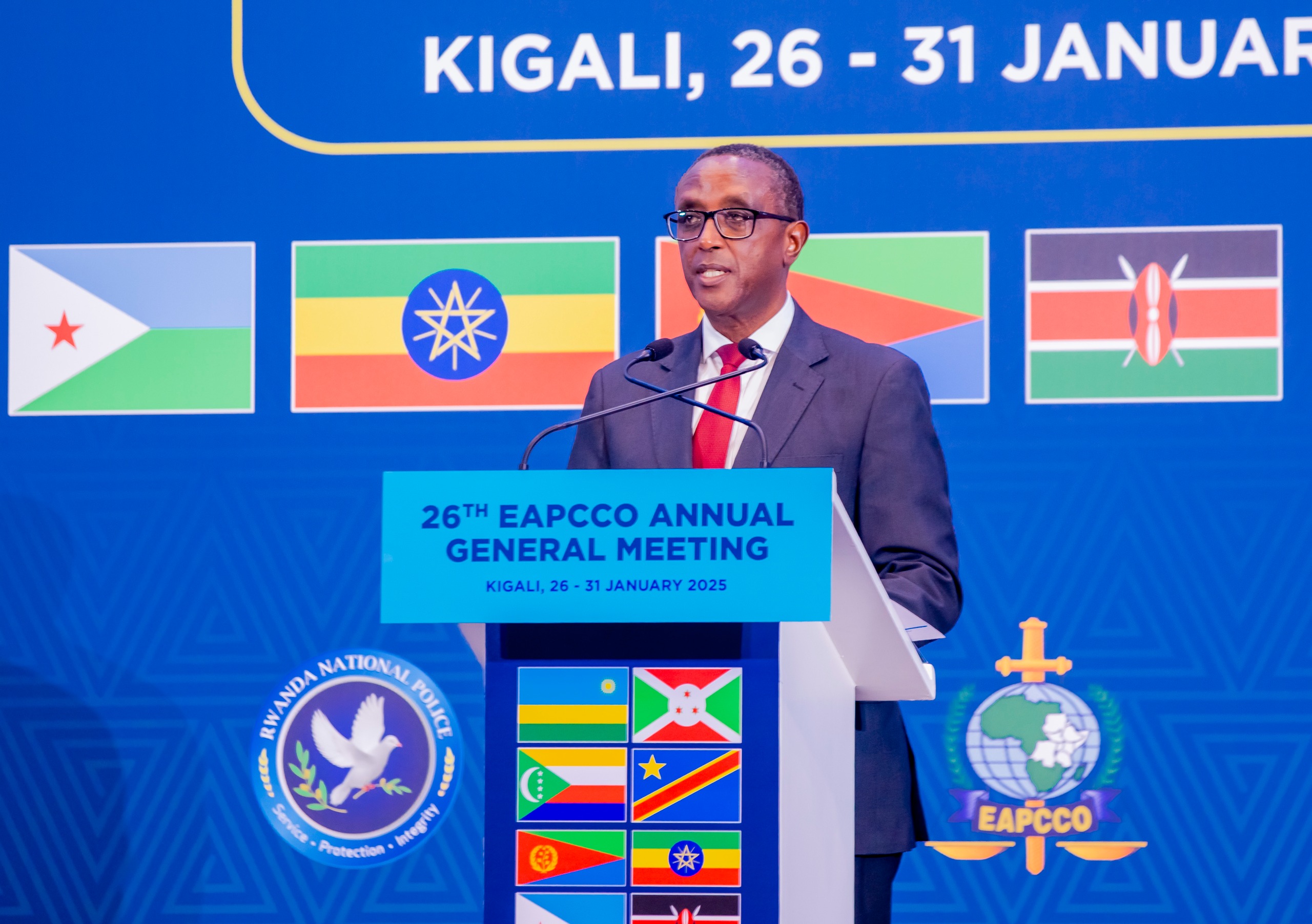 Rwanda's Minister of Interior, Dr. Vincent Biruta, has assumed the role of chairperson of the Council of Ministers for the Eastern Africa Police Chiefs Cooperation Organization (EAPCCO).