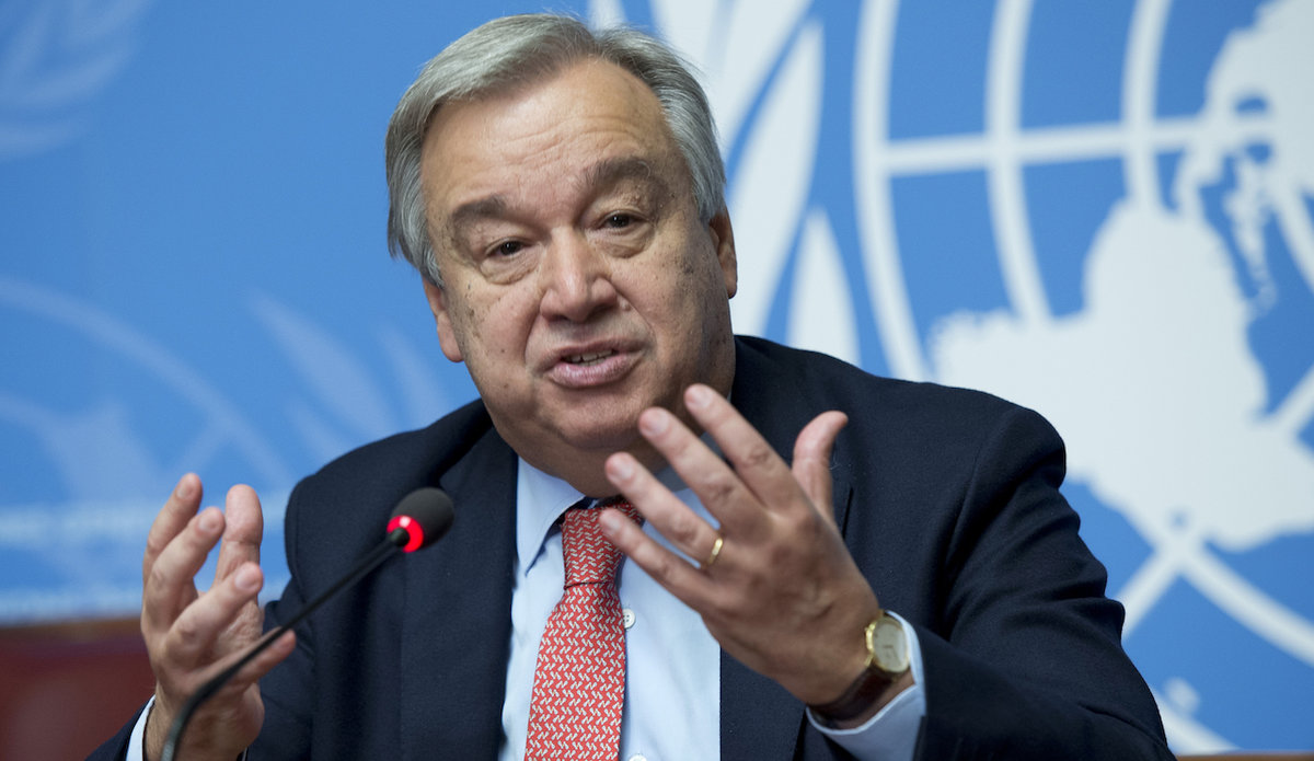 UN Secretary-General Antonio Guterres on Wednesday stressed the importance of ensuring human control of artificial intelligence (AI) over the use of force.