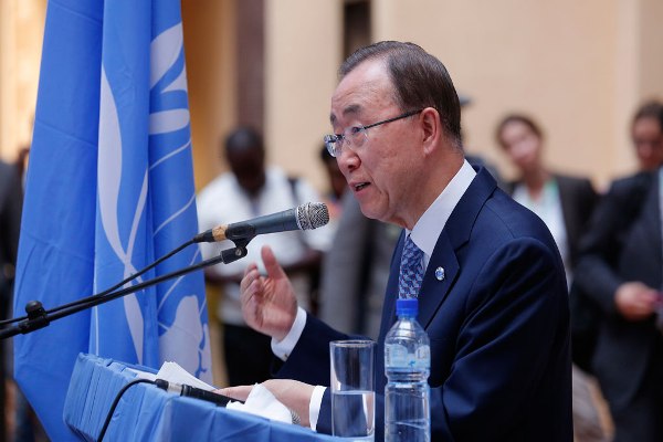 Secretary-General Ban Ki-moon.