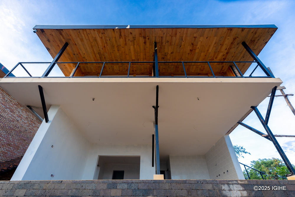 The houses will accommodate guests visiting the farm.