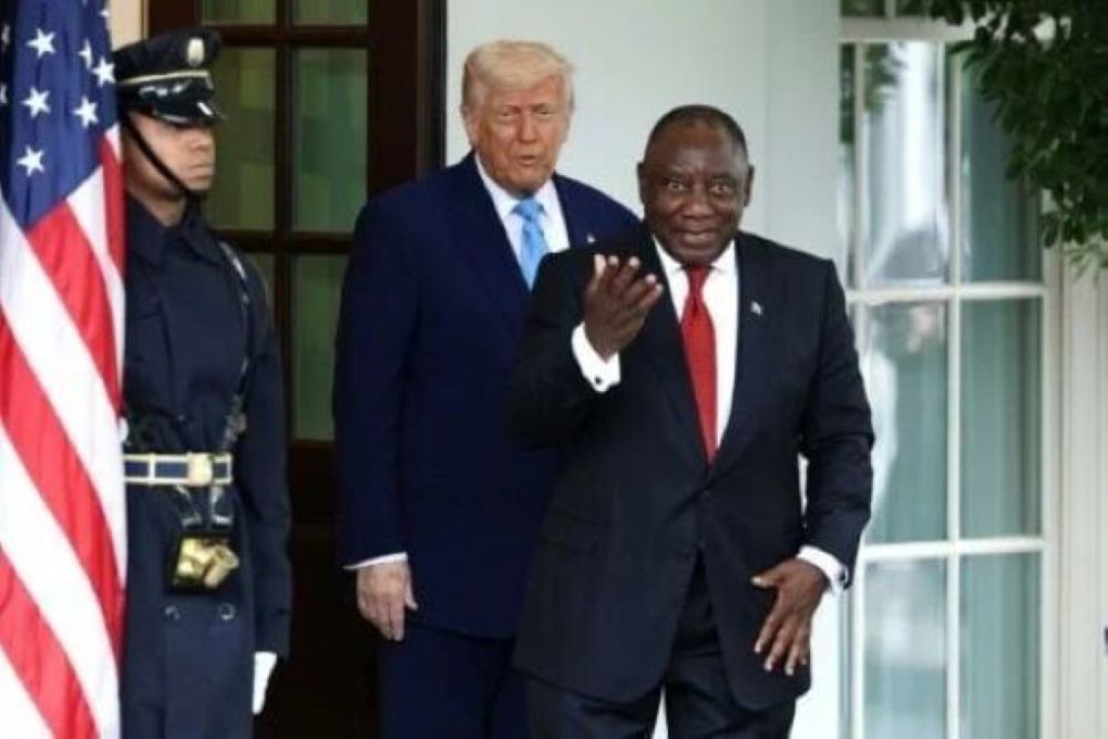 South African President Cyril Ramaphosa met with US President Donald Trump earlier this year, but relations between the two countries have faced challenges over various issues, including US trade tariffs.