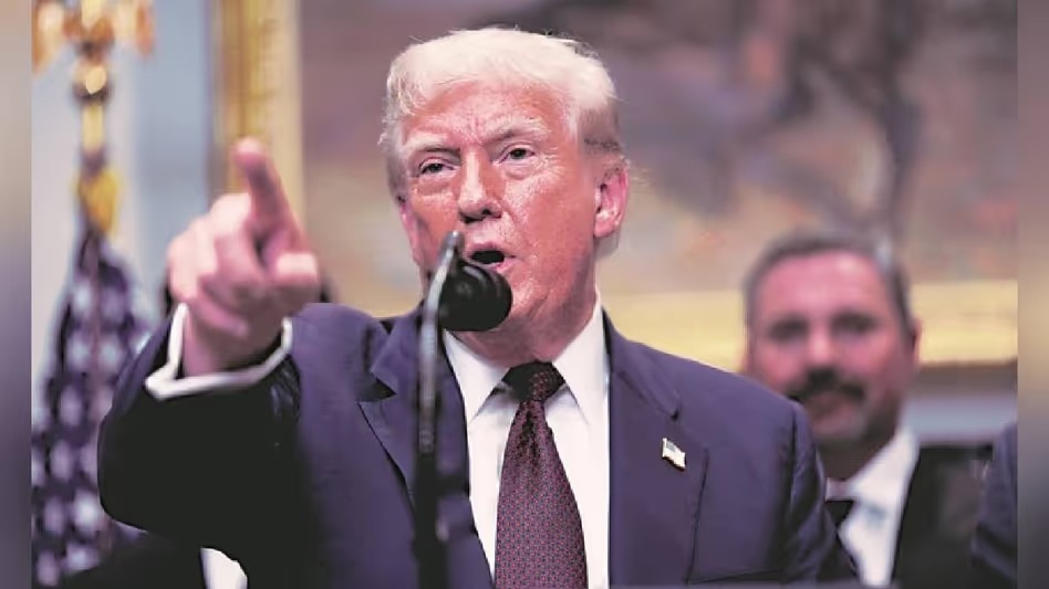 U.S. President Donald Trump on Monday threatened to "substantially" raise tariffs on goods imported from India with the excuse that India bought and resold Russian oil.