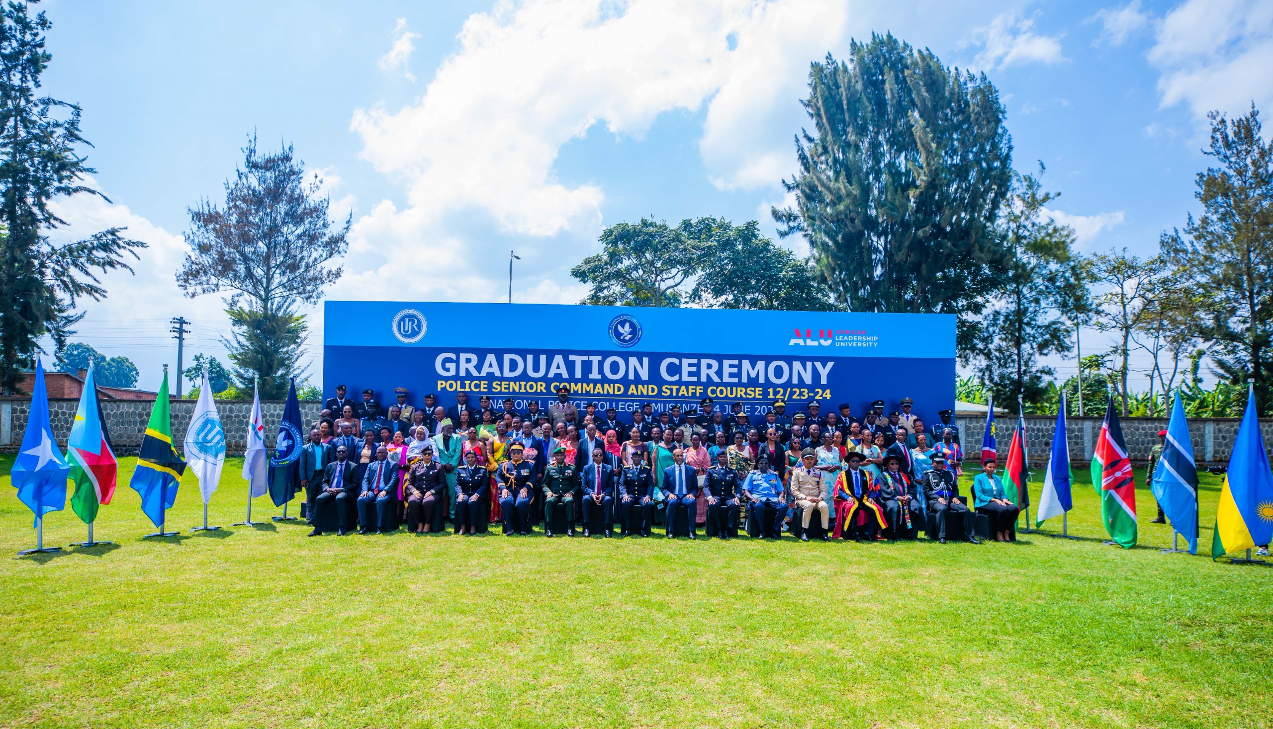 Thirty-four law enforcement officers from Rwanda and other eight allied Police institutions in Africa, completed a Police Senior Command and Staff Course at the National Police College (NPC) in Musanze District on Friday, June 14.