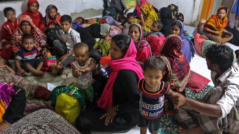 Evacuees were relocated to some 400 shelters, schools and government offices