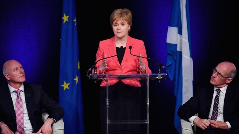 About 62 percent of Scots chose to remain in the EU 