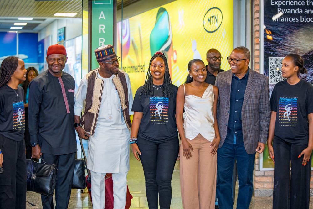 Former Anambra State Governor Peter Obi is in Kigali for the Sherrie Silver Gala slated for tomorrow Saturday September 5, 2024 arrived with his delegation from Nigeria