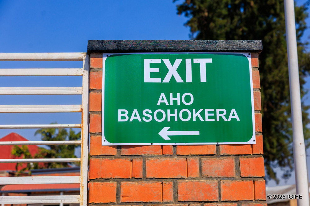 Directional signposts have been installed to guide passengers entering the new bus station