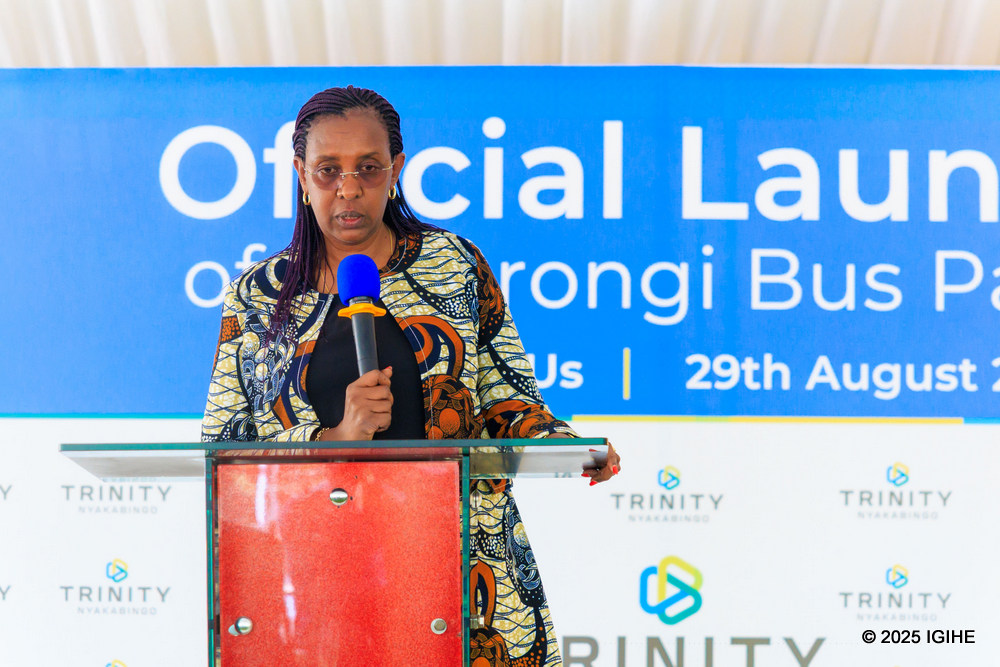 Rulindo District Mayor Judith Mukanyirigira thanked Trinity Metals for funding the project.