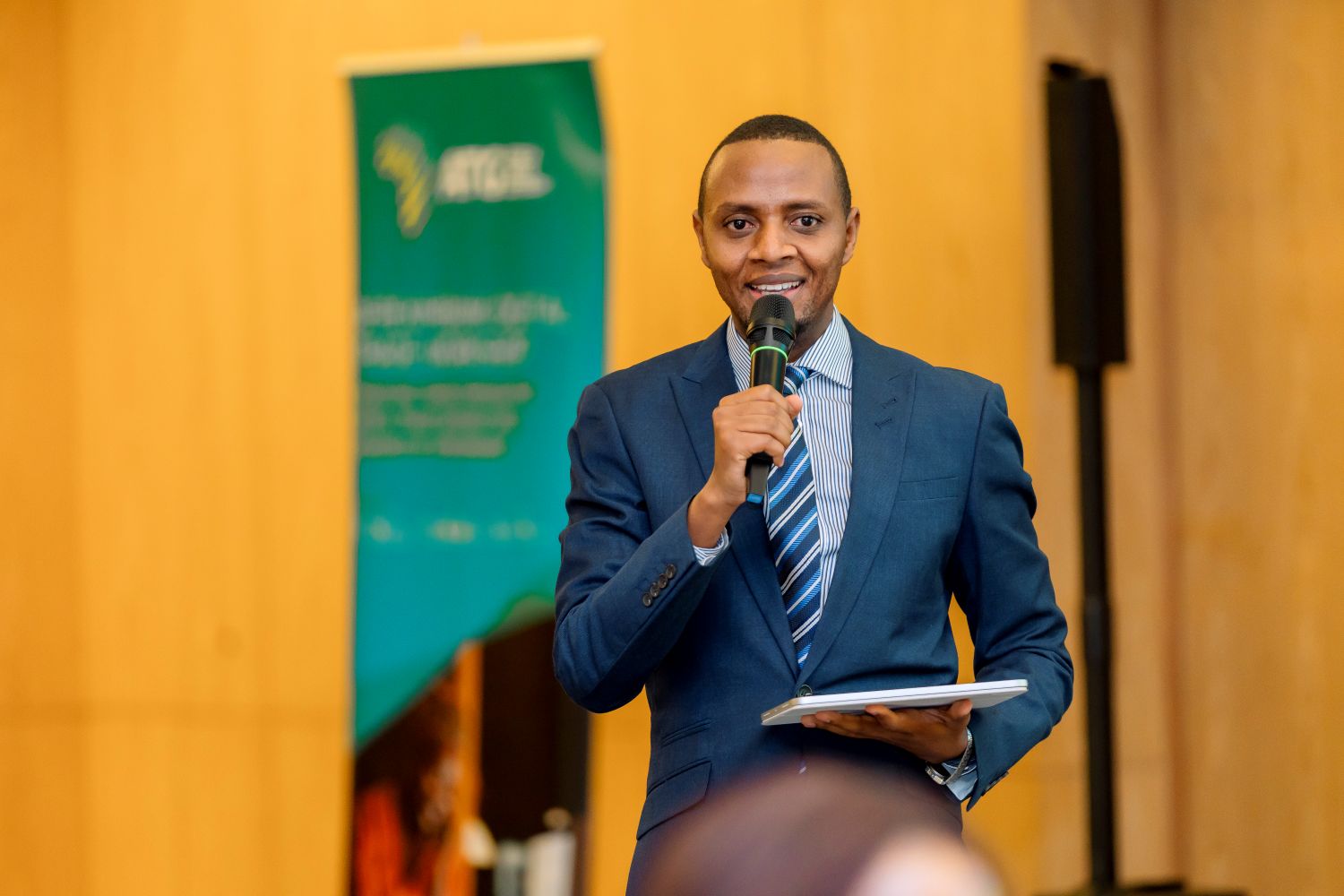 Julius Bizimungu served as the MC for the day.