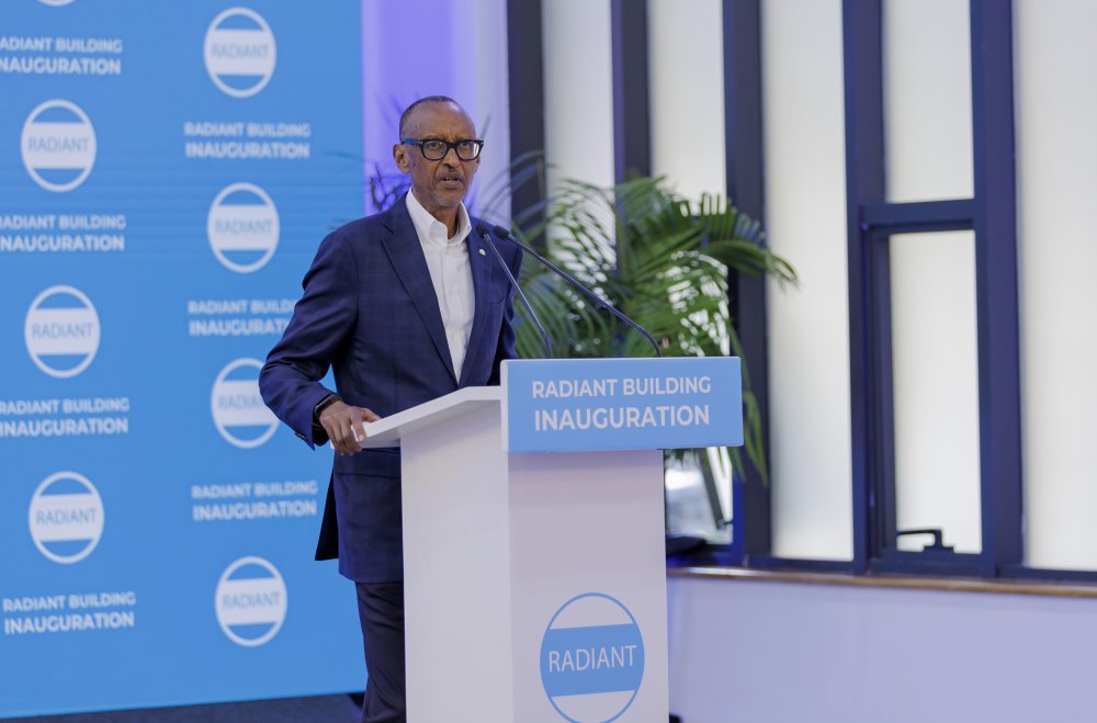 President Paul Kagame inaugurates Radiant insurance's new building in Kigali