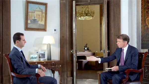 Assad said Russia's Putin and Lavrov have never raised the issue of his departure or a political transition