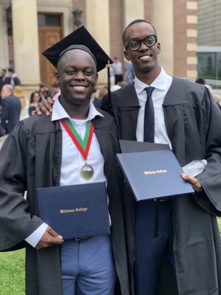 Ian Kagame has completed Master’s degree in economics at Williams College in the United States of America 