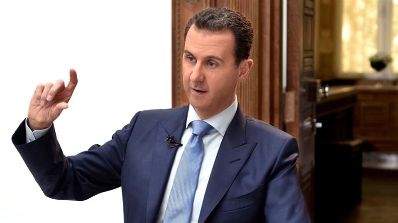 A file photo of Syrian President Bashar al-Assad