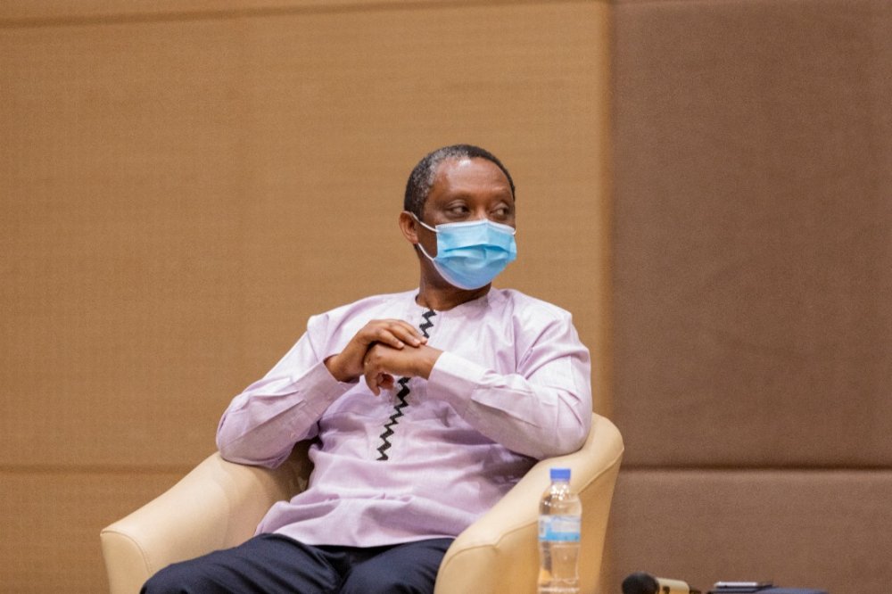 The minister of Local Government, Prof Shyaka Anastase was among those explaining how the country is responding to the pandemic.