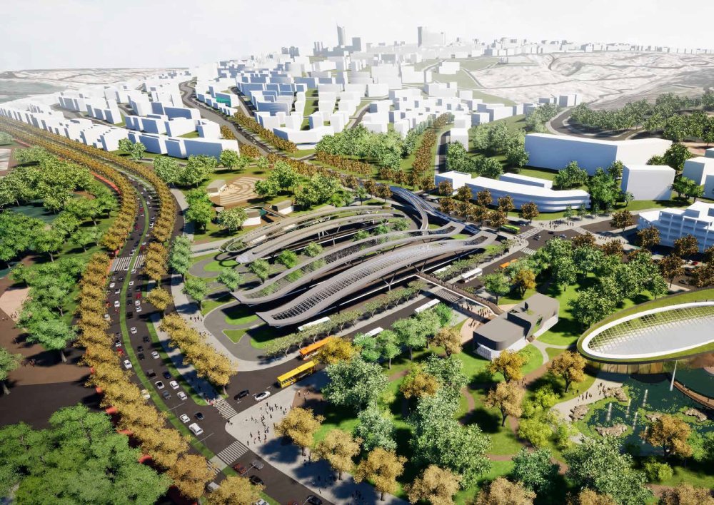 The artistic impression of anticipated Nyabugogo Bus Terminal.