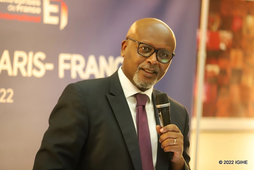 Rwanda's Ambassador to France, François Nkurikiyimfura presented available investment opportunities. 