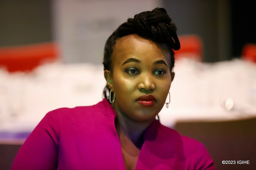 Ingabire following discussions at the event. 