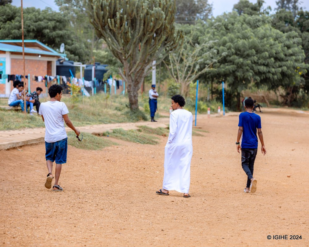 Many have already adapted to life in this temporary camp.