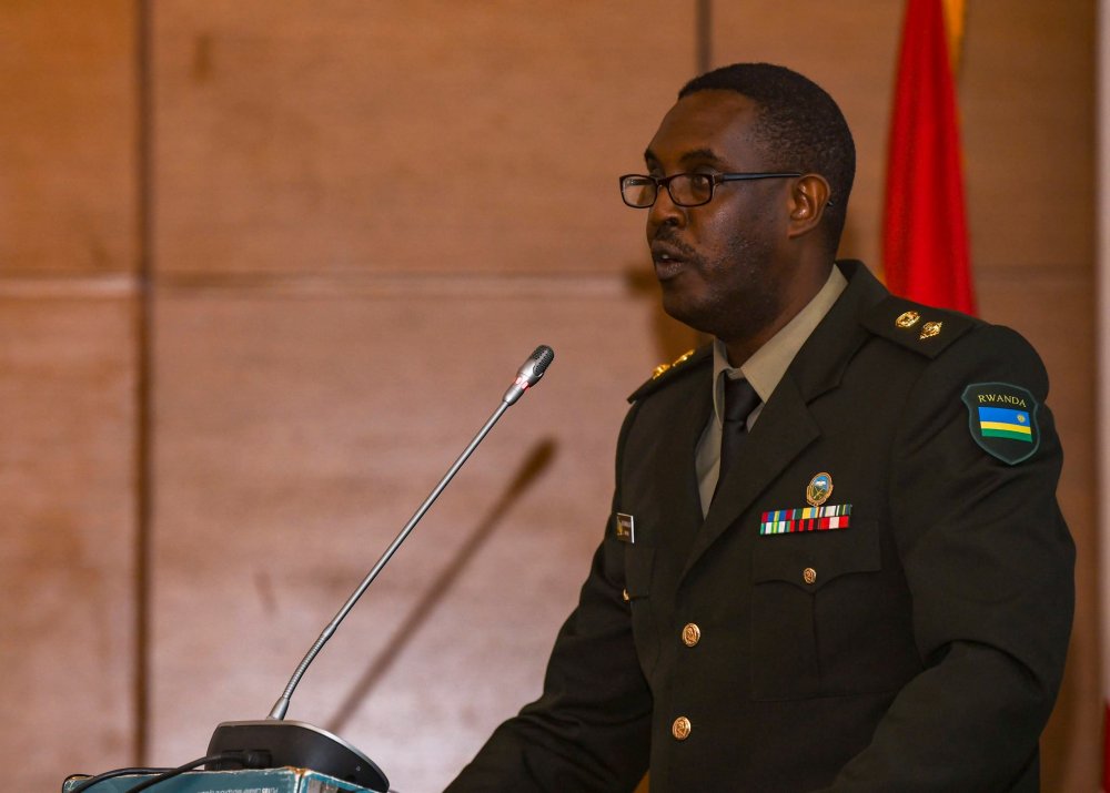 Lieutenant Colonel David Kamu Kanamugire was promoted to the rank of Colonel. 