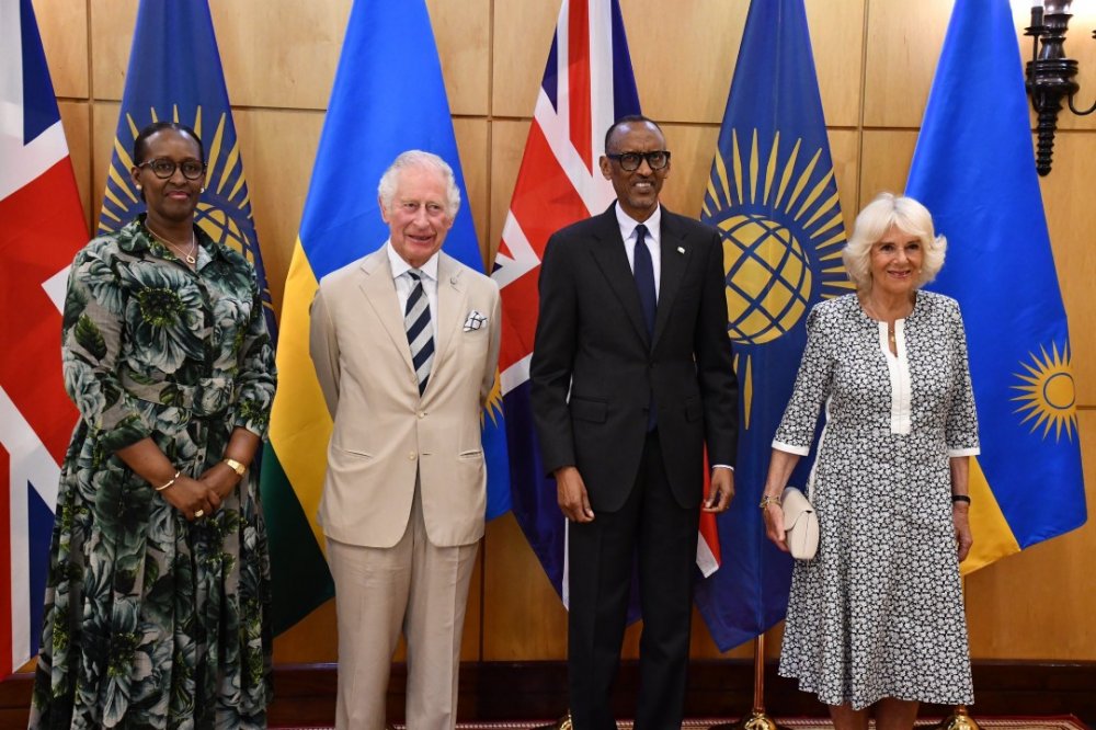 President Paul Kagame and First Lady Jeannette Kagame have received The Prince of Wales, Charles and the Duchess of Cornwall, Camilla Parker Bowles.