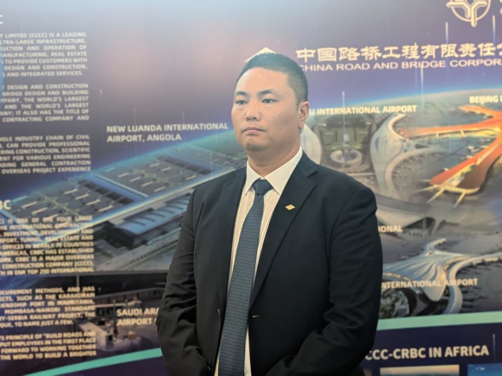 CRBC Rwanda Director General Huang Qilin says the company has completed 60 construction projects