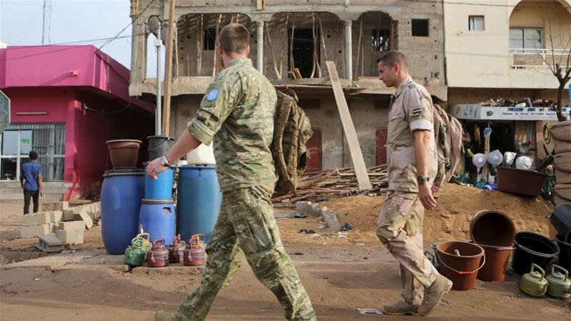 There are 11,000 UN peacekeepers in Mali