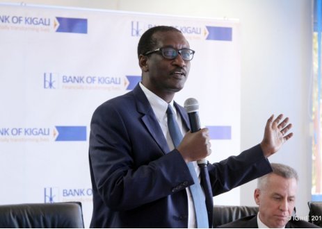 The former CEO of BK, James Gatera