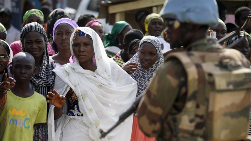 Around 425,000 people have been uprooted by the fighting in the Central African Republic, according to the UN