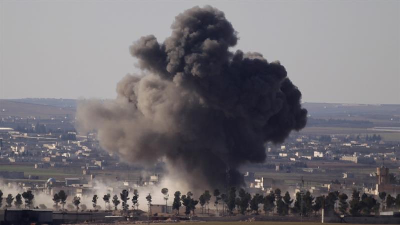 Russia and Turkey have both been conducting air strikes on al-Bab