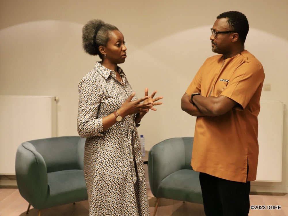 Alice Umulisa during an interview with IGIHE journalist. 