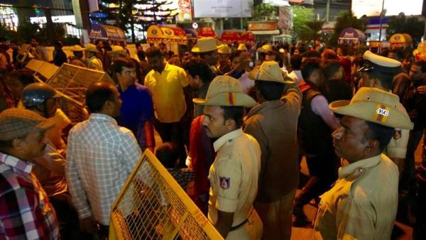 The detentions came amid widespread outrage mass sex assault in Bangalore city
